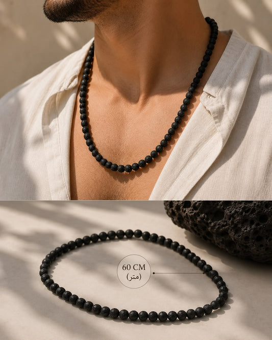 necklace - Lava Stone